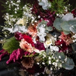 how to hold wedding bouquet. Wedding Photography by Moore & Moore Photography,