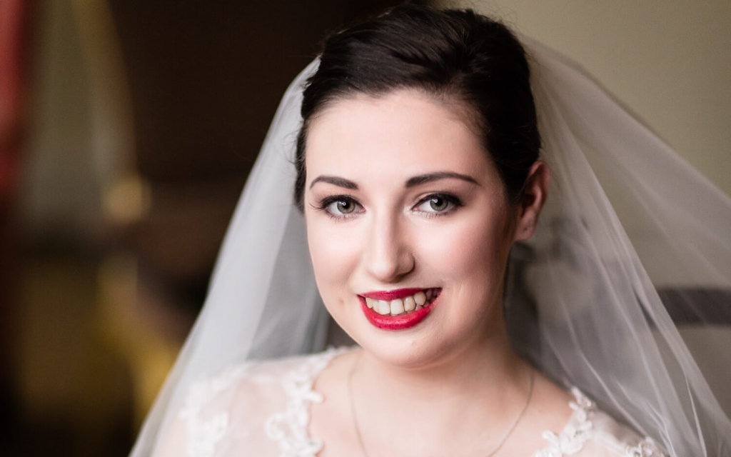 bridal portrait by Moore & Moore Photography, wedding photographers