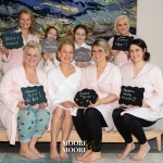Bridesmaids fun photo. Wedding Photos by Moore & Moore Photography, Hampshire
