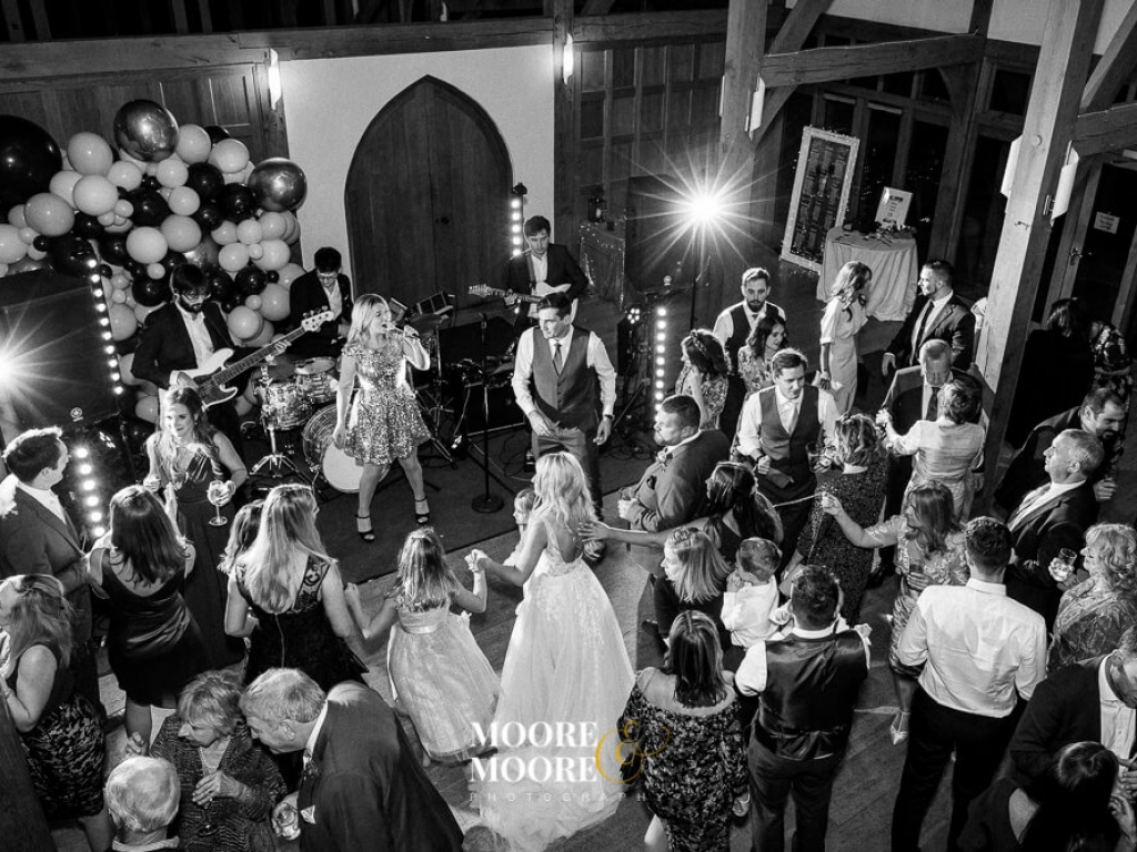 Wedding Photographer at Rivervale Barn - evening dance party