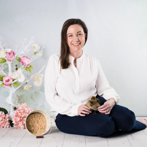 Helen Moore with Baby Ducks Portraits at Moore & Moore Photography, Fleet, Hampshire