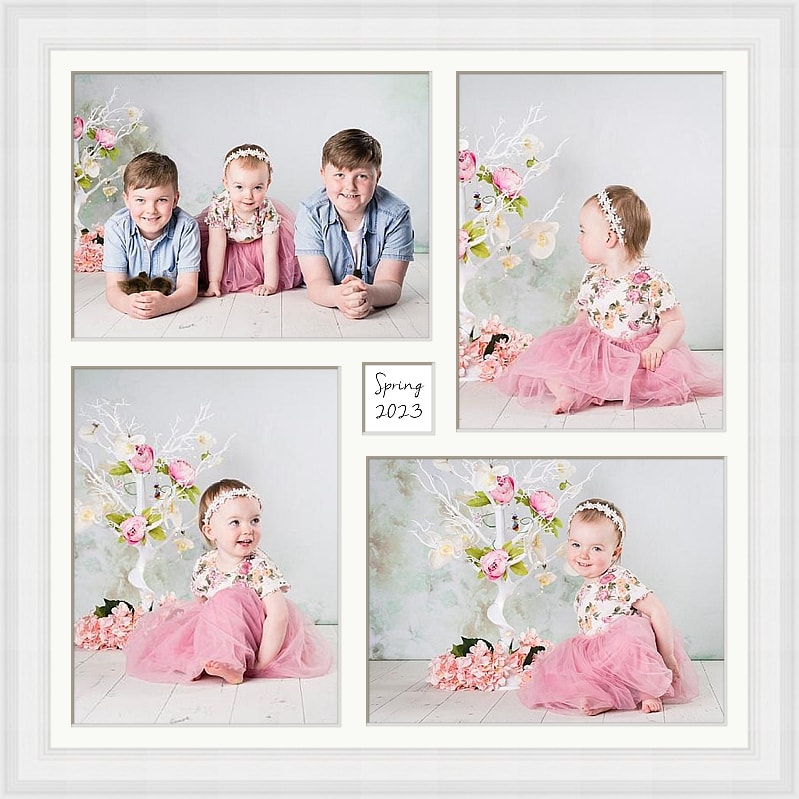 Baby Ducks Children's Portrait Artwork Framed Collage at Moore & Moore Photography