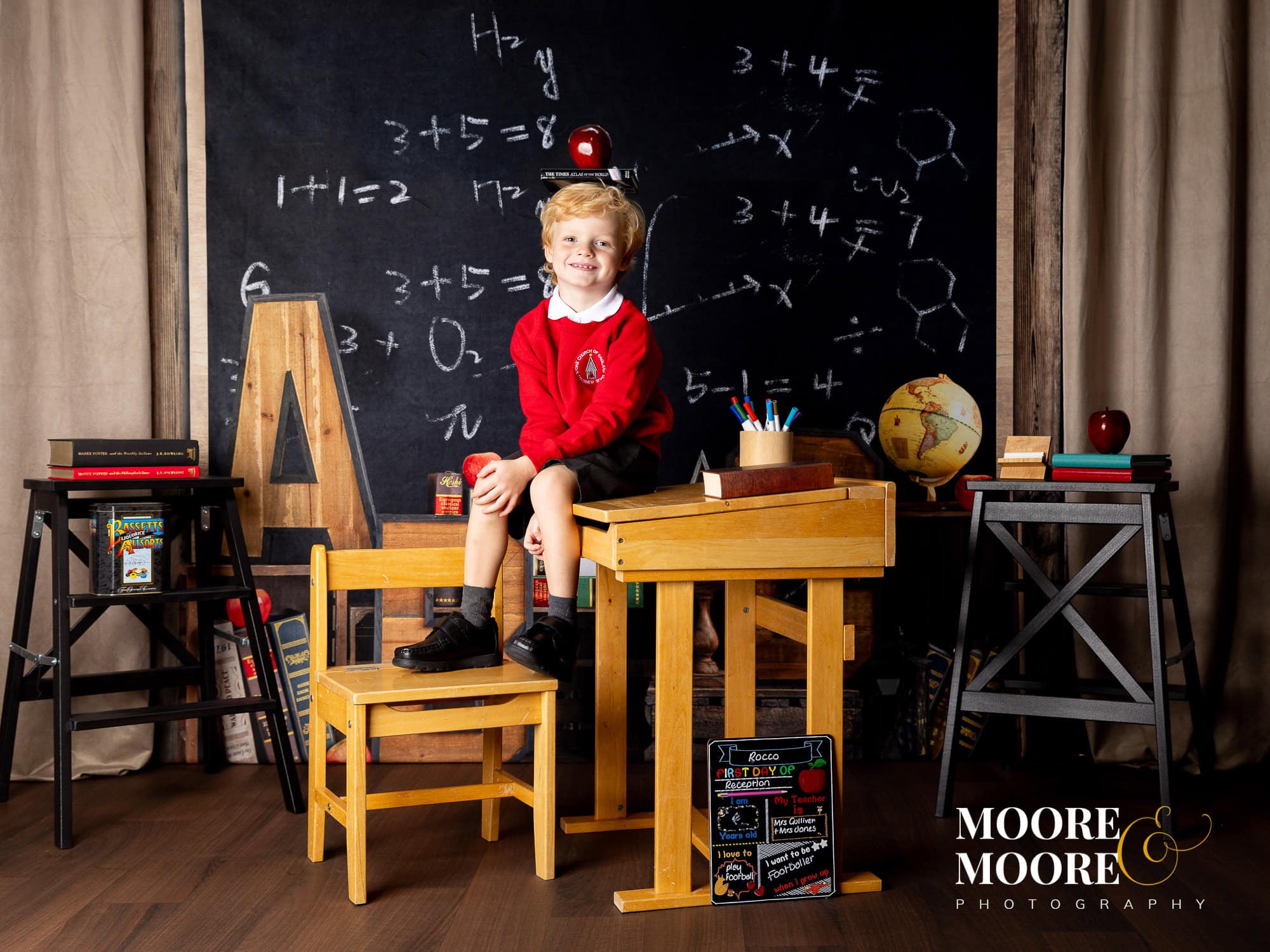 school starters portrait photoshoot