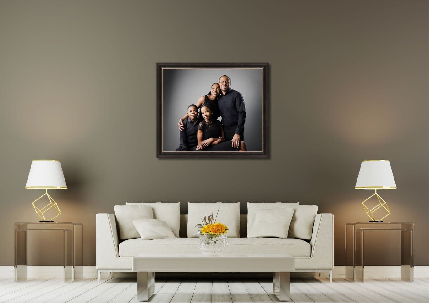 family-artwork-displayed-in-a-relaxing-lounge